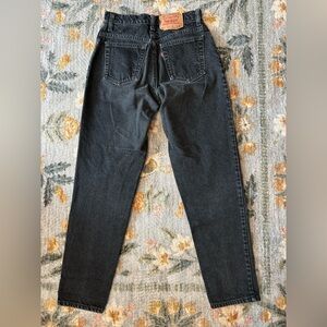 Vintage Levi’s 551 Relaxed Fit Black Jeans | 90s Made in USA | 1994 100% Cotton